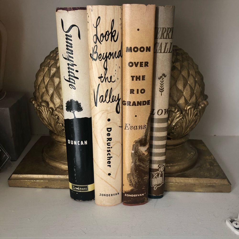 Set of 4 vintage books